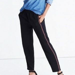 Madewell Black Track Trousers Size XS